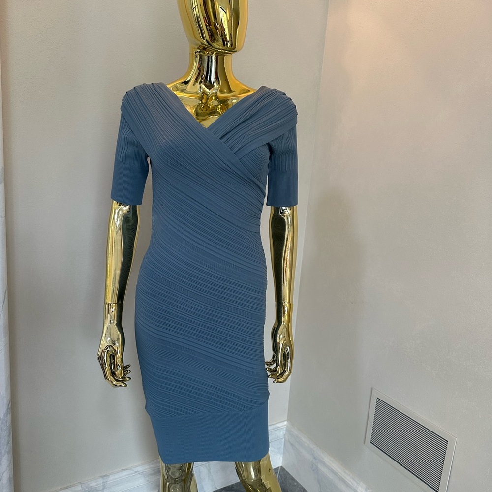 Herve Leger Blue Women's Dress